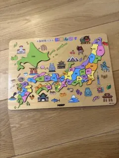 木製日本地図パズル