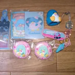 サンリオ　タキシードサム　セット　缶バッジ　シークレットストラップ　フィギュア