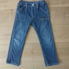 ダブルビー デニムブルー 長ズボン 100センチ