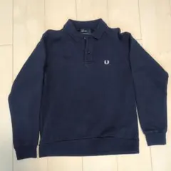 【美品✨】フレッドペリー ポロスウェット Sサイズ ポロシャツ　ネイビー