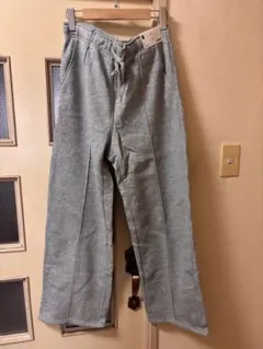 GU グレー スウェットプルオンパンツ XL