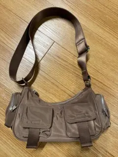 H&M ショルダーバッグ ワンショルダー ボディバッグ ブラウンベージュ y2k