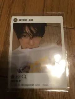 nct wish シオンFC ファンクラブ　クリアカード　ウィシ