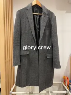 glory crew チェスターコート グレー LL