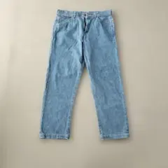 remilla ライトインディゴ　ペイントデニム パンツ