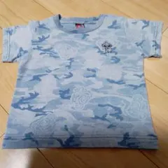 419）HYSTERIC 95cm Tシャツ 青系迷彩のサムネイル