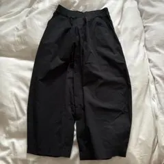 サルエル風パンツ　ガウチョ　ブラックゆったり未使用タグ付き