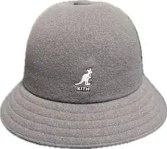 ［大幅値下げ‼️] KITH Kangol バケットハット グレー Lサイズ