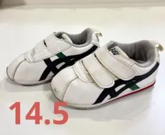 アシックス コトラ 14.5cm WHITE/DARK NAVY