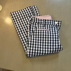 9号　ルコックスポルティフ ギンガムチェック パンツ ゴルフウェアのサムネイル