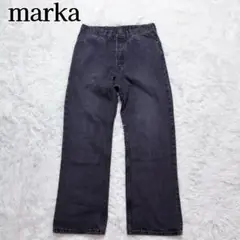 廃盤✨ marka SHOE CUT JEANS サイズ2 黒 ジップフライ