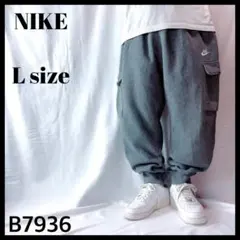 NIKE ナイキ カーゴパンツ スウェットパンツ グレー メンズL 人気デザイン