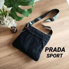美品 PRADA SPORT ナイロン ショルダー ポシェット レディースメンズ