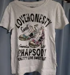LISTEN HEARTBEAT 半袖Tシャツ ホワイト スニーカーのサムネイル