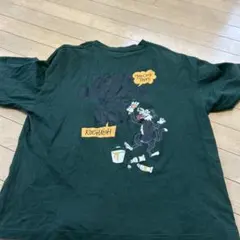 WEGO 半袖ロゴTシャツ グリーン