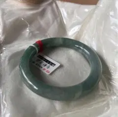 翡翠 緑 グリーン バングル 腕輪 内径56.8mm 57.0g - メルカリ