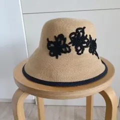 maxim 麦わら帽子 フラワー刺繍のサムネイル