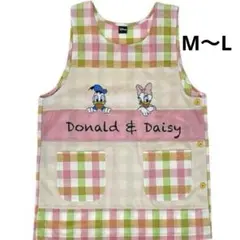 ドナルド デイジー ディズニー キャラクター エプロン タバード 保育士 かぶり