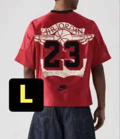 エアジョーダン リーバイス コラボ Tシャツ ジャージ レッド L 限定 