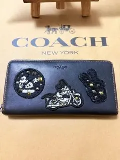 COACH ＆Disney コラボパッチワークミッキー 長財布のサムネイル