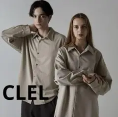 CLEL バルーン袖ルーズレギュラーカラーシャツ