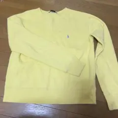 ビンテージ　vintage 古着　ラルフローレン　黄色　スウェット　トレーナー