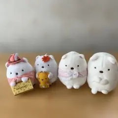 ⭐︎値下げ⭐︎すみっこぐらし　しろくまぬいぐるみ 4体セット