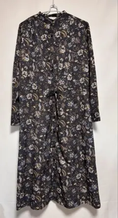 3can4on 花柄 総柄 シャツワンピース