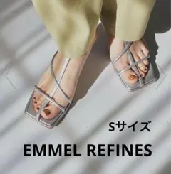 SALE【美品】EMMEL REFINES サンダル　シルバー　S