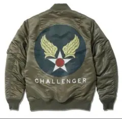 challengerチャレンジャーフライトジャケット MA1 CHALLENGER/REFLECTOR MA-1 JACKET/オリーブ - THUMBING ONLOINE