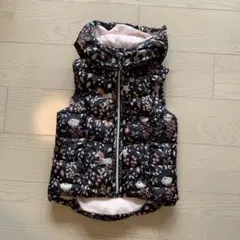 H&M ユニコーン動物柄ダウンベスト フード付き　6y〜8y120〜130