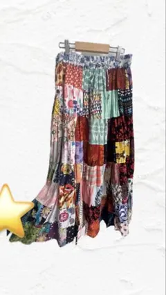 パッチワークスカート