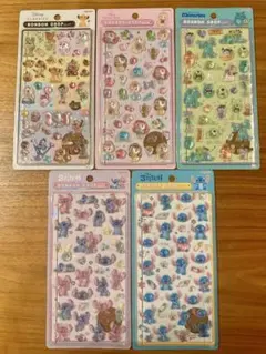 【正規品】ボンボンドロップシール　ディズニー5種