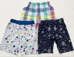 男の子向け ハーフパンツ3本セットまとめ売り