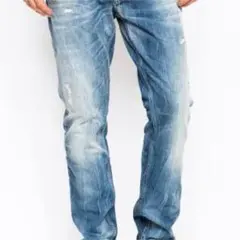 美品 トミーヒルフィガー ダメージ デニム