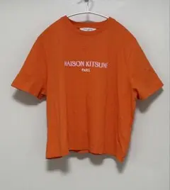 メゾンキツネ MAISON KITSUNE ロゴ刺繍 Tシャツ カットソー 半袖のサムネイル