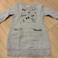 mezza piano グレー チュニック 130cm