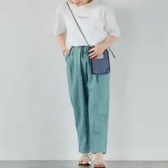 green label relaxing ブリーズリネンパンツ テーパードのサムネイル
