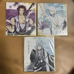 巴形薙刀　蜻蛉切　江雪左文字　色紙　セット　刀剣乱舞