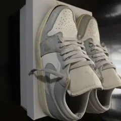 【28.5cm】Air Jordan 1 Low ホワイト/グレー