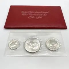 アメリカ 建国200周年記念銀貨セット(1976) - メルカリ