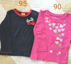 ロンTセット 95・90 女の子
