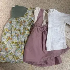 春物　3点セット　ワンピース カーディガン