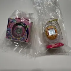 たまごっち おかしなたまごボーロっち パッケージチャームつき３　たまパラ　ピンク