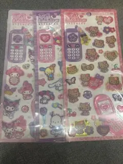 平成はっぴーフォン　サンリオ　3点