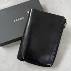 BAEMS レザー　二つ折り財布　コンパクトウォレットのサムネイル
