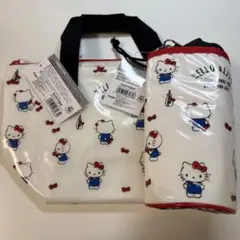 ハローキティ クールランチバッグ ペットボトルケース 未使用 サンリオ
