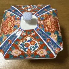 蓋つき煮物椀 八角形 花柄のサムネイル