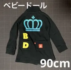 90 ベビードール　ワンピース　ジップアップ　ジャケット　ブラック