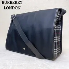 ビンテージ品 BURBERRY ショルダーバッグ ブラック KS905 - メルカリ
